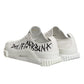White Cotton NS1 Low Top Sneakers Shoes