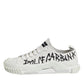 White Cotton NS1 Low Top Sneakers Shoes