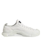 White Cotton NS1 Low Top Sneakers Shoes