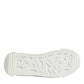 White Cotton NS1 Low Top Sneakers Shoes