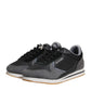 Black Gray Lace Up Low Top Casual Sneakers Shoes