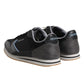 Black Gray Lace Up Low Top Casual Sneakers Shoes