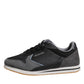 Black Gray Lace Up Low Top Casual Sneakers Shoes