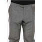 Blended Linen Bouclè Effect Pants with Four Pockets