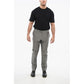Blended Linen Bouclè Effect Pants with Four Pockets