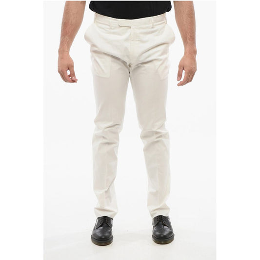 Cotton REFINED Pants with Hidden Clousure