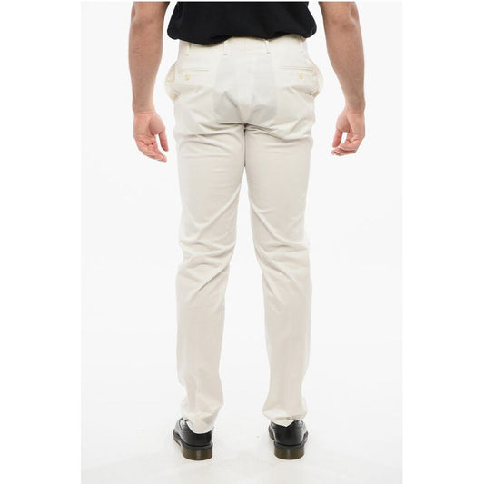 Cotton REFINED Pants with Hidden Clousure