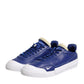 White Blue Lace Up Low Top Drop-Type PRM Sneakers Shoes