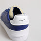 White Blue Lace Up Low Top Drop-Type PRM Sneakers Shoes