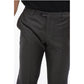 Cool Wool Pants with Striped Motif