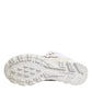 Off White Suede Sneakers Shoes