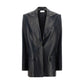 Leather Blazer Jacket