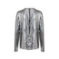Gray Viscose Long Sleeve