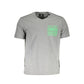 Gray Cotton Men T-Shirt