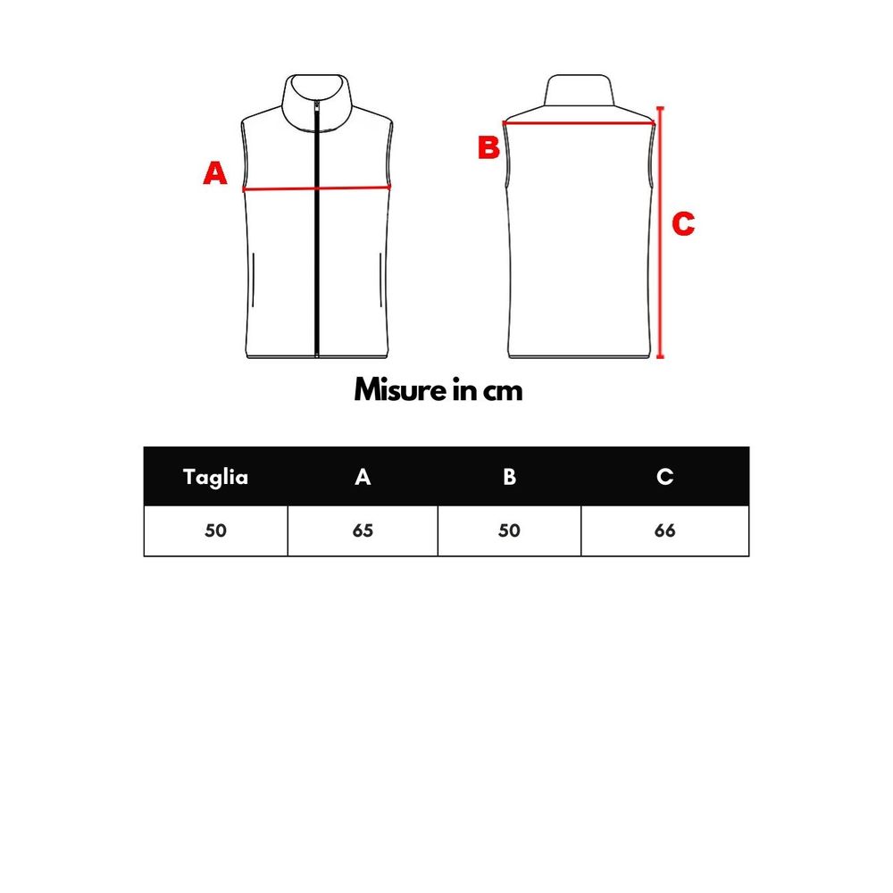 Black Polyester Sleveless Jacket