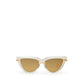 Beige Haircalf Sunglass