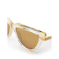 Beige Haircalf Sunglass