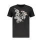 Black Cotton Men's T-Shirt