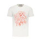 White Cotton Men T-Shirt