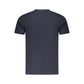 Blue Cotton Men T-Shirt