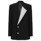 Black Viscose Blazer