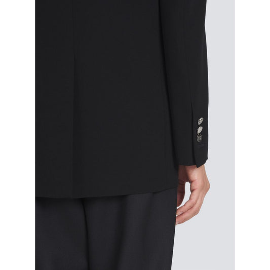 Black Viscose Blazer