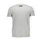 Gray Cotton Men T-Shirt