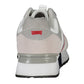 White Polyurethane Men Sneaker