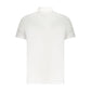 White Cotton Men Polo Shirt