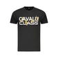 Black Cotton Men T-Shirt
