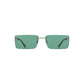 Green Metal Women Sunglass
