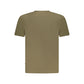 Green Cotton Men T-Shirt