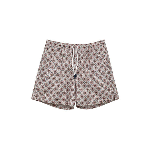 Pink Polyester Swim Short