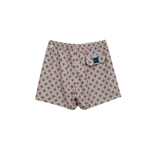 Pink Polyester Swim Short