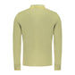 Green Cotton Men Polo Shirt