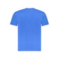 Blue Cotton Men T-Shirt