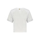 White Cotton Women Top