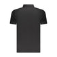 Black Cotton Men Polo Shirt