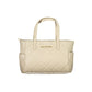 Beige Polyethylene Handbag