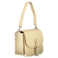 Beige Polyethylene Women Handbag