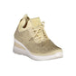 Beige Polyester Women Sneaker