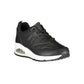 Black Polyester Women Sneaker