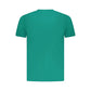 Green Cotton Men T-Shirt