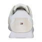 White Polyester Men Sneaker