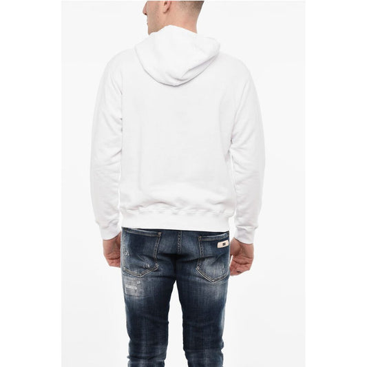 Cotton Hoodie With Maxi Logo