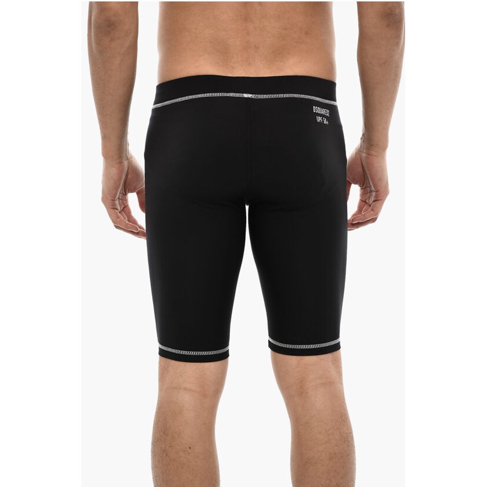 Biker Shorts GOTHIC With Logo Print