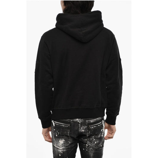 Cotton Hoodie with Embossed Logo
