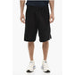 Dark Wash Shorts with Side Zip
