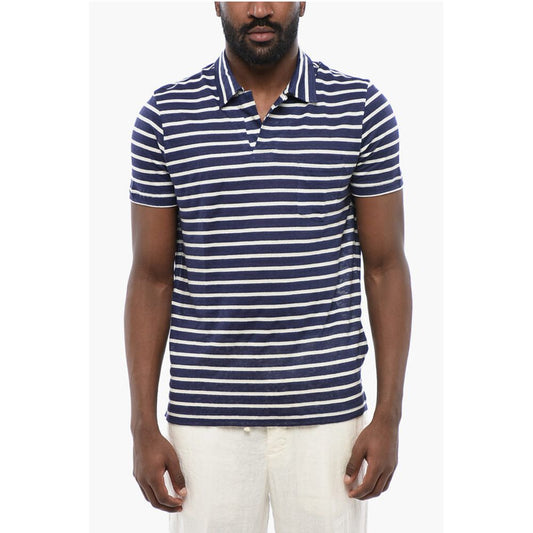 Striped Linen Polo