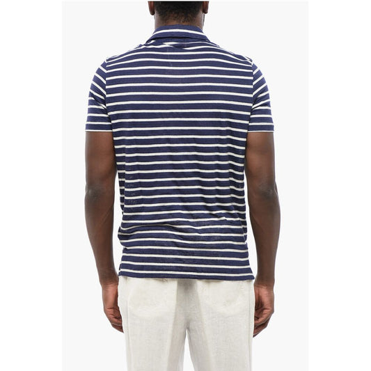 Striped Linen Polo